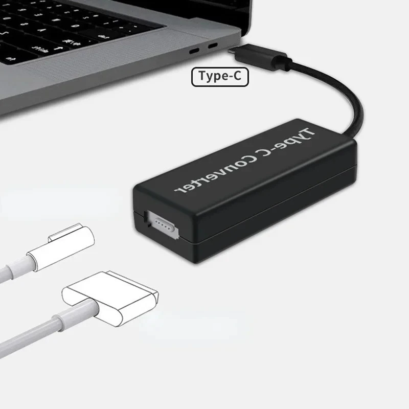 Best 1/2 Laptop Converter Magsafe 2 to Type-C Charging PRO Adapter for Apple Macbook Notebook to Usb-C 65w Charging 9V 20V
Best 1/2 Laptop Converter Magsafe 2 to Type-C Charging PRO Adapter for Apple Macbook Notebook to Usb-C 65w Charging 9V 20V