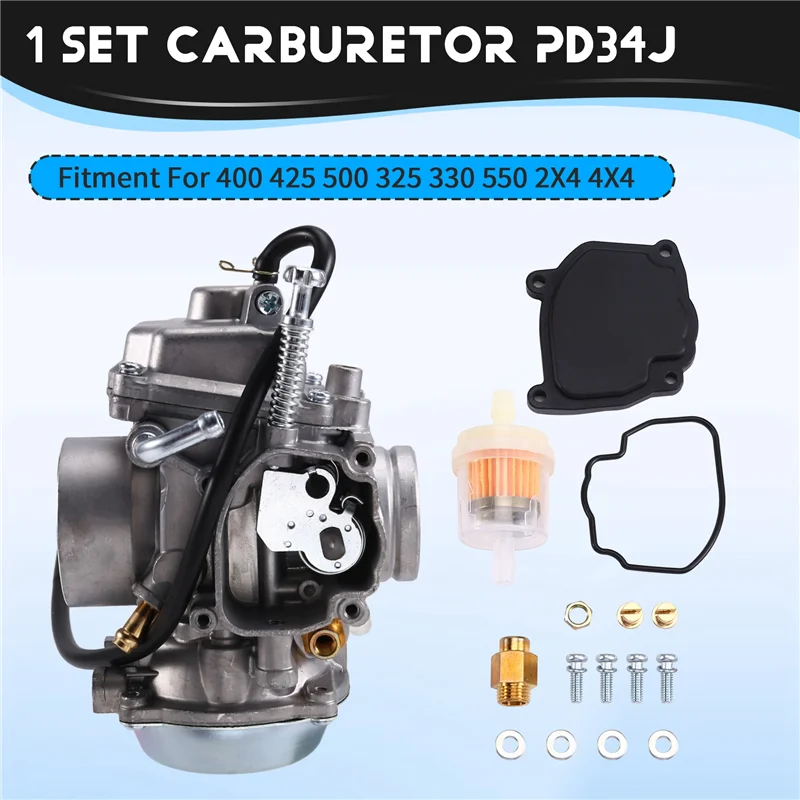 Carburetor 34Mm PD34J Motorcycle Parts For Polaris Ranger 400 425 500 MAGNUM 325 330 550 2X4 4X4
Carburetor 34Mm PD34J Motorcycle Parts For Polaris Ranger 400 425 500 MAGNUM 325 330 550 2X4 4X4