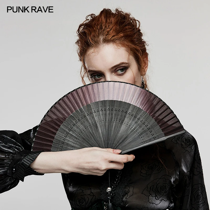 PUNK RAVE Gothic Gradien Exquisite Carving Tassel Folding Fan Performance Accessories Cosplay Elegant Unisex Hand 2 Colors
PUNK RAVE Gothic Gradien Exquisite Carving Tassel Folding Fan Performance Accessories Cosplay Elegant Unisex Hand 2 Colors
