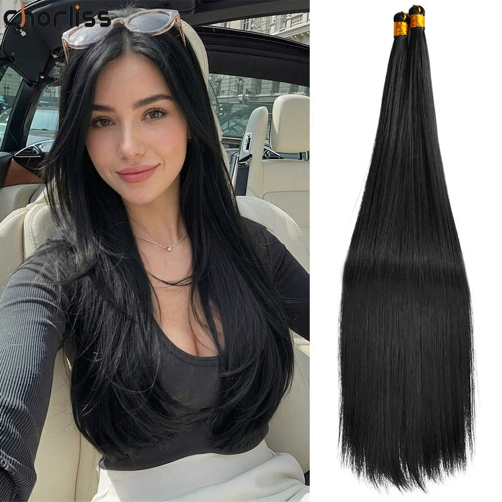 26Inch Crochet Braiding Hair 150g High Temperature Synthetic Ariel Straight Pony Hair Bundles Crochet Braid Hair Extensions
26Inch Crochet Braiding Hair 150g High Temperature Synthetic Ariel Straight Pony Hair Bundles Crochet Braid Hair Extensions