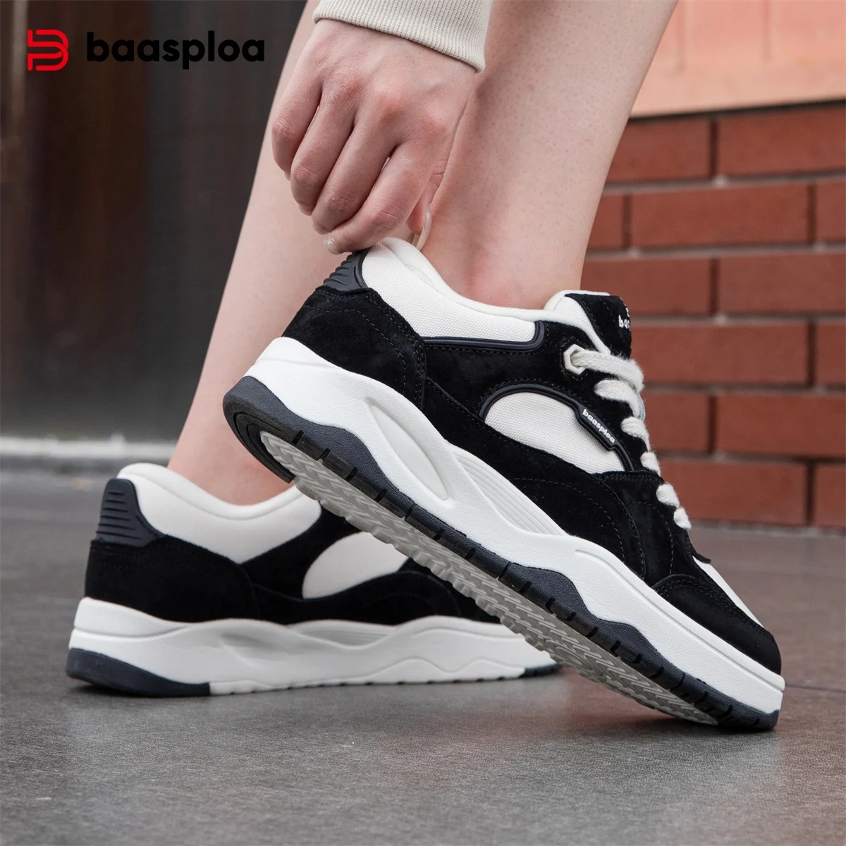 Baasploa Women Walking Shoes Comfort Leather Casual Sneakers Female New Fashion Skateboarding Shoes Non-Slip Height Increase
Baasploa Women Walking Shoes Comfort Leather Casual Sneakers Female New Fashion Skateboarding Shoes Non-Slip Height Increase