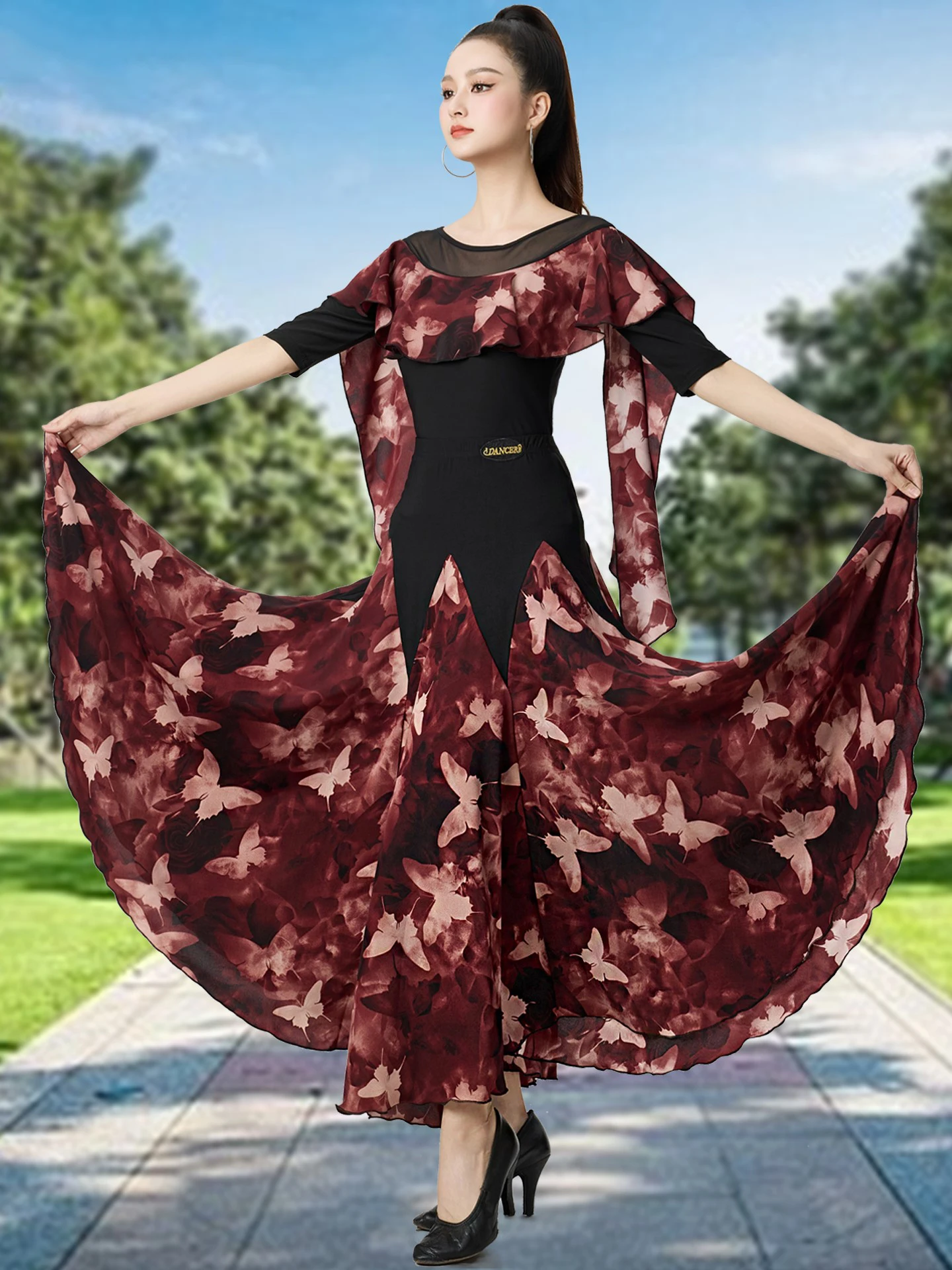 2025 New Modern Dance Skirts For Women Print Skirt Practice Clothes Chacha Rumba Tango Adult Female Ballroom Skirts DQL11271
2025 New Modern Dance Skirts For Women Print Skirt Practice Clothes Chacha Rumba Tango Adult Female Ballroom Skirts DQL11271