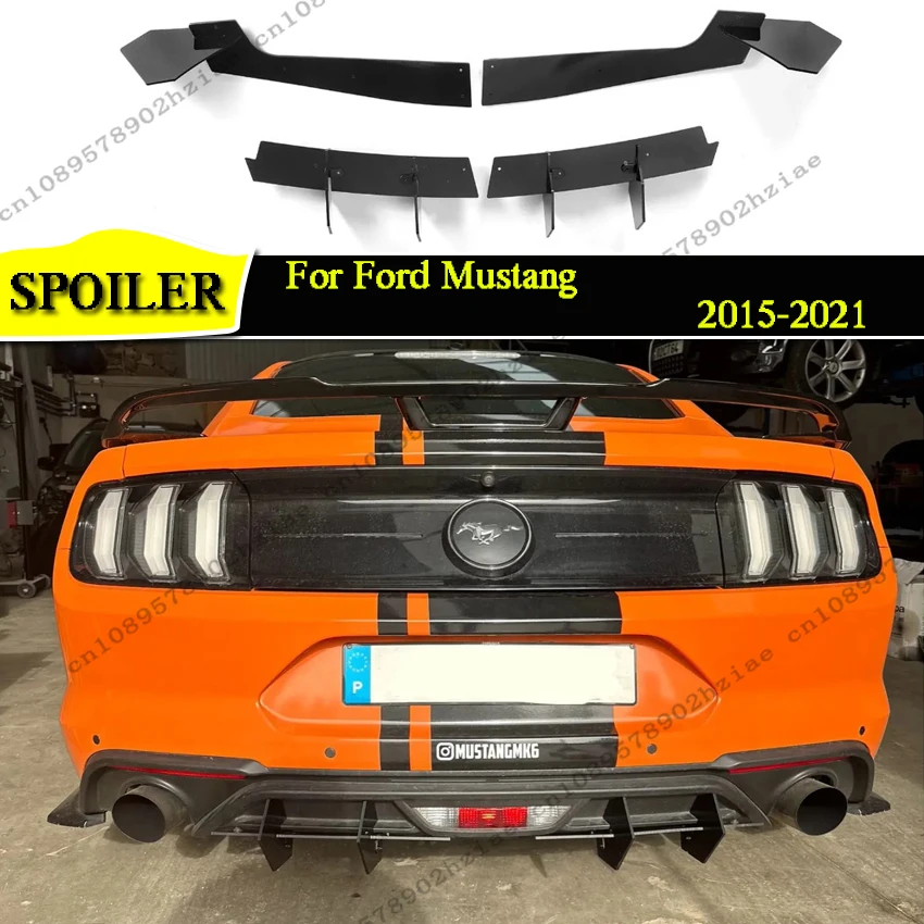 Rear Bumper Lip Diffuser Apron Flaps For Ford Mustang 2015-2021 Chassis Spoiler Rear Side Splitters ABS Black Exterior Parts
Rear Bumper Lip Diffuser Apron Flaps For Ford Mustang 2015-2021 Chassis Spoiler Rear Side Splitters ABS Black Exterior Parts