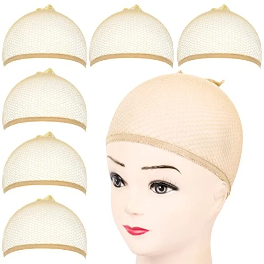 Wig Cap, 6PCS Light Mesh Wig Cap, Closed End Hair Mesh Net, Liner Weaving Caps for Women, Men,,Wig Caps for Halloween, Cosplay
Wig Cap, 6PCS Light Mesh Wig Cap, Closed End Hair Mesh Net, Liner Weaving Caps for Women, Men,,Wig Caps for Halloween, Cosplay