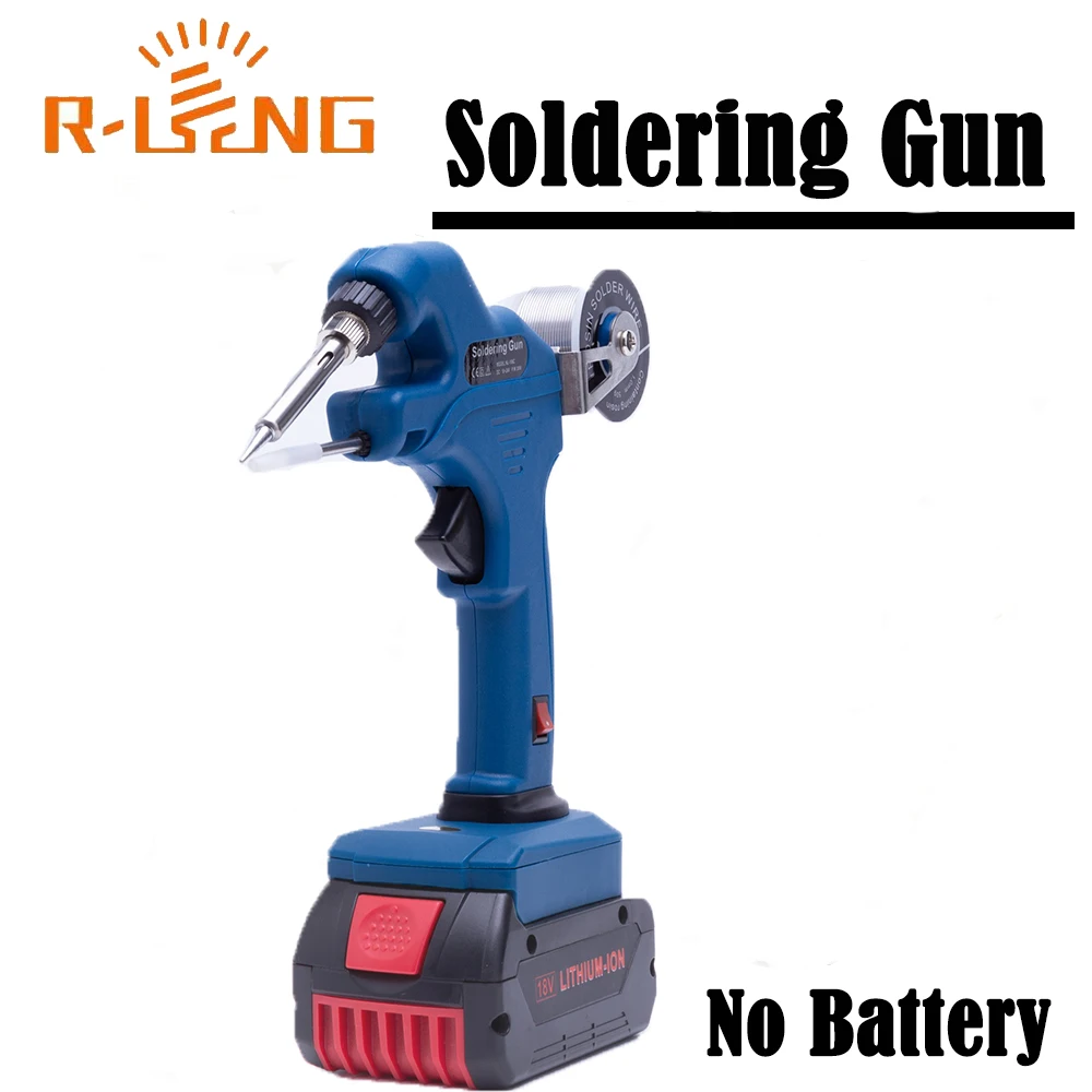 Wireless Electric Heated Soldering Gun Automatically Send Tin Gun Welding Repair Tool Solder Iron for Bosch 18V Lithium Battery
Wireless Electric Heated Soldering Gun Automatically Send Tin Gun Welding Repair Tool Solder Iron for Bosch 18V Lithium Battery