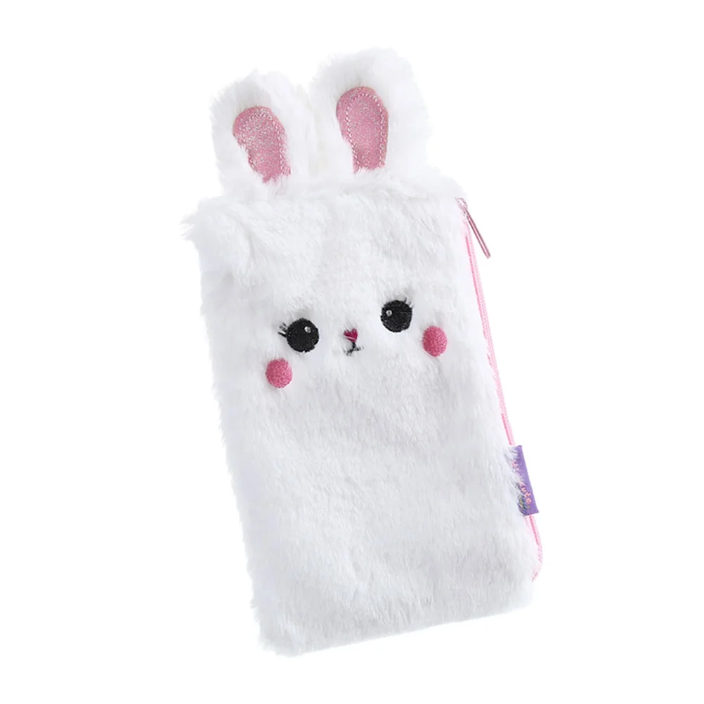 White Plush Pencil Bag Bunny Stationery Storage Bag Rabbit Ear Design Pouch Coin Purse School Office Supplies
White Plush Pencil Bag Bunny Stationery Storage Bag Rabbit Ear Design Pouch Coin Purse School Office Supplies