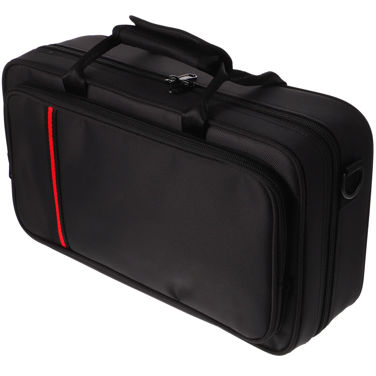 Portable Clarinet Case Black Tube Square Box Sturdy Scratch Resistant Classic Design Easy to Use Double Strap Comfortable
Portable Clarinet Case Black Tube Square Box Sturdy Scratch Resistant Classic Design Easy to Use Double Strap Comfortable