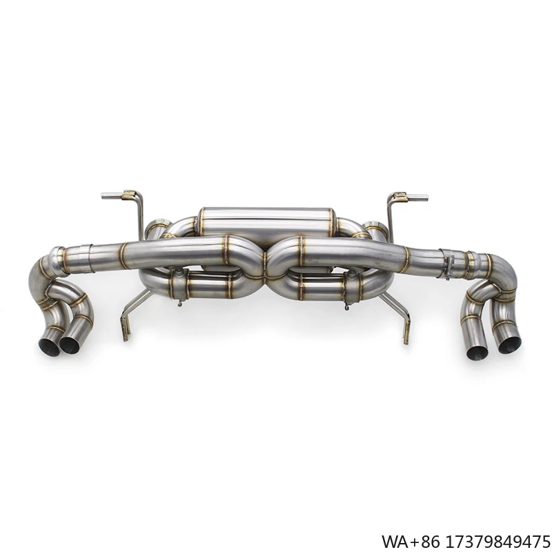 Auto Stainless Steel Car Exhaust Catback System for Lamborghini Gallardo 5.2 LP550 LP560 LP570 2003- Racing Car Exhaust System
Auto Stainless Steel Car Exhaust Catback System for Lamborghini Gallardo 5.2 LP550 LP560 LP570 2003- Racing Car Exhaust System