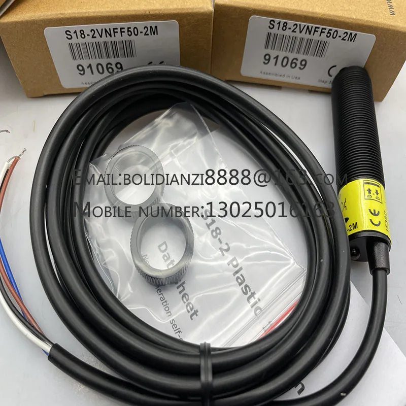 Photoelectric sensor S18-2VNRS-Q3/2VPRS-Q3/S2P6RQ/2VPDL-Q3 In stock One year warranty
Photoelectric sensor S18-2VNRS-Q3/2VPRS-Q3/S2P6RQ/2VPDL-Q3 In stock One year warranty