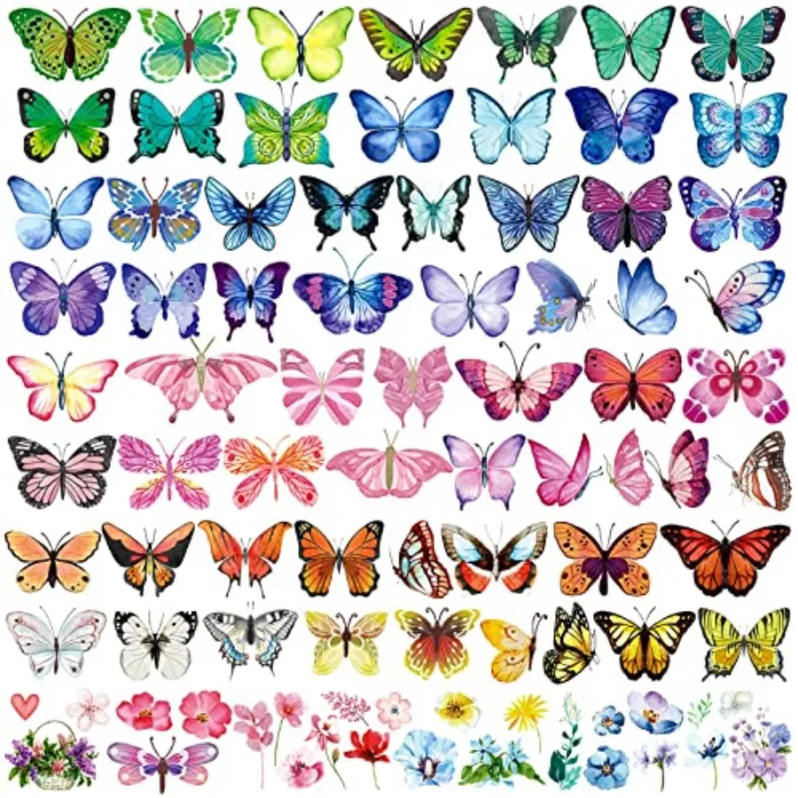 Butterfly Tattoos for /Women, 100 Pcs Colorful and Waterproof Butterfly Temporary Stickers for Party Favors/Gifts/Decoration…
Butterfly Tattoos for /Women, 100 Pcs Colorful and Waterproof Butterfly Temporary Stickers for Party Favors/Gifts/Decoration…