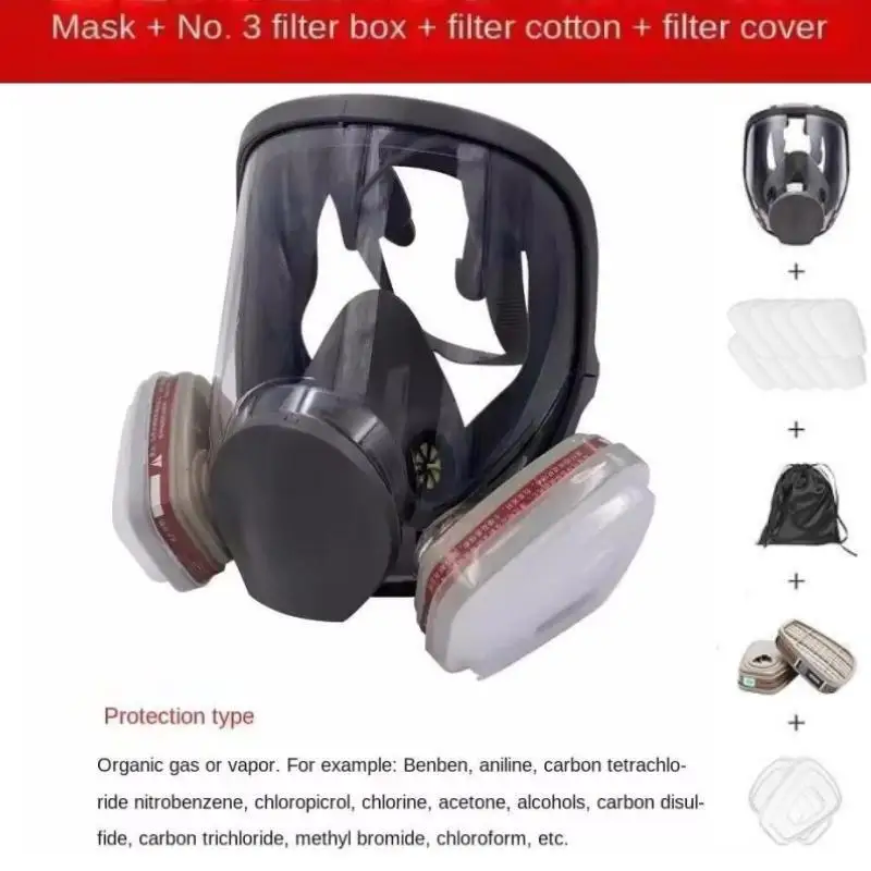SJL 27 In 1 6800 Industrial Painting Spraying Respirator Gas Mask 3 In 1 Suit Safety Work Filter Dust Full Face Mask Gas Mask
SJL 27 In 1 6800 Industrial Painting Spraying Respirator Gas Mask 3 In 1 Suit Safety Work Filter Dust Full Face Mask Gas Mask