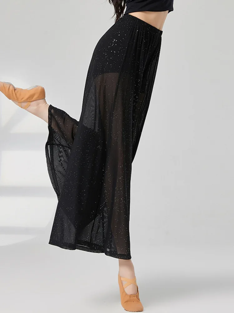 Belly Dance Loose Waist Classical Dance Wide Leg Pants Modern Chinese Martial Arts Clothing Wowhite Mesh and Flowing
Belly Dance Loose Waist Classical Dance Wide Leg Pants Modern Chinese Martial Arts Clothing Wowhite Mesh and Flowing