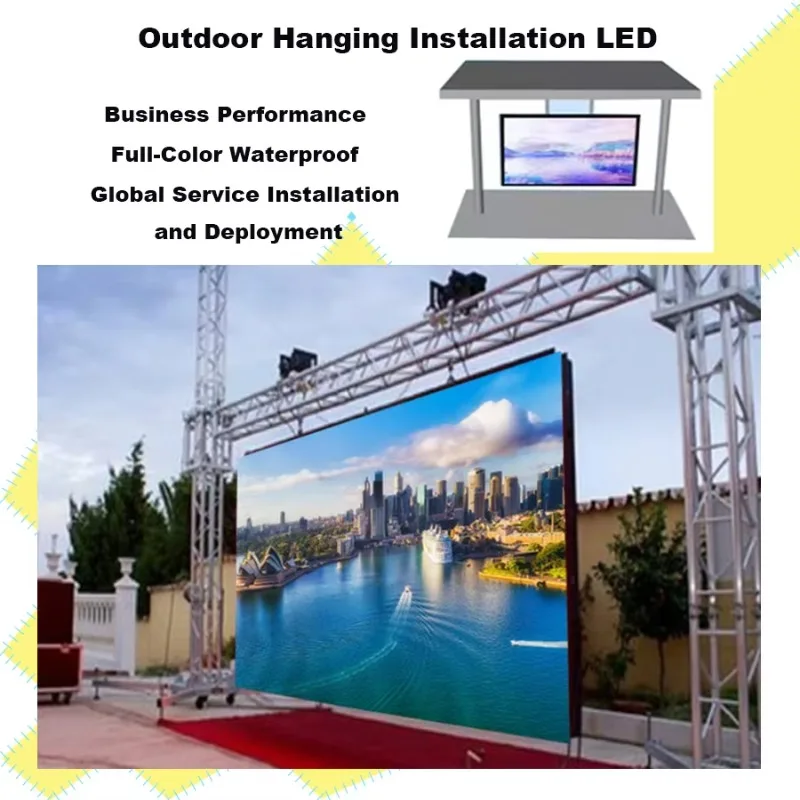 On-site Survey Professional Technical Support Custom LED Display Outdoor Stage Rental LED Screen for Vocal Recitalor Concert
On-site Survey Professional Technical Support Custom LED Display Outdoor Stage Rental LED Screen for Vocal Recitalor Concert