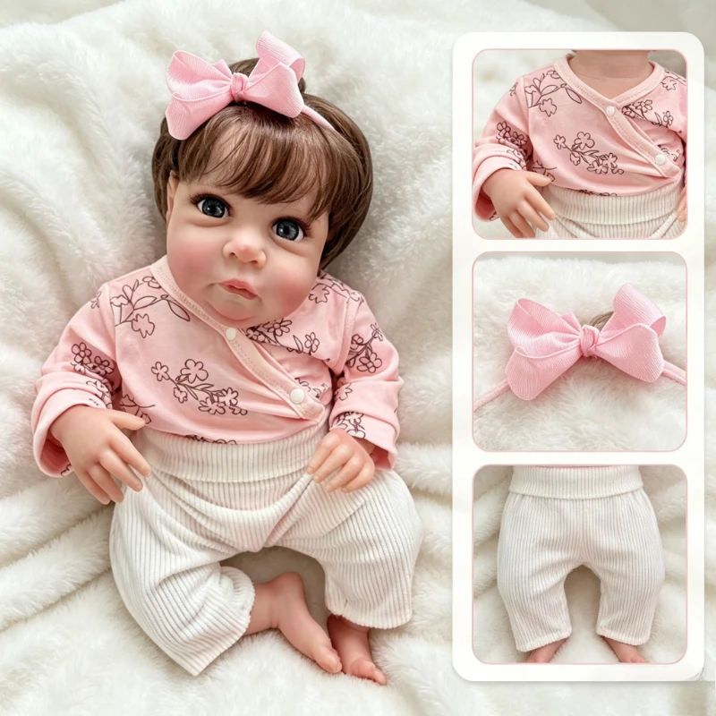48cm Girl Doll Miley Blue Eyes Cloth Body Reborn Doll Same As Photo
48cm Girl Doll Miley Blue Eyes Cloth Body Reborn Doll Same As Photo