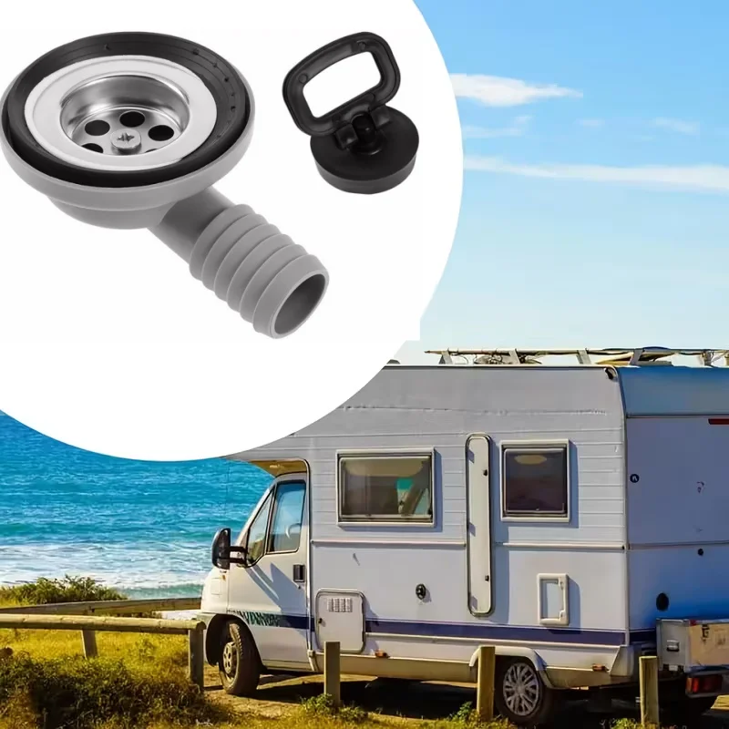Stainless Steel RV Camper Accessories 56mm 2.2" Sink Waste Drain Strainer And Sealing Cover Fitting For Boat Caravan Motorhome
Stainless Steel RV Camper Accessories 56mm 2.2" Sink Waste Drain Strainer And Sealing Cover Fitting For Boat Caravan Motorhome