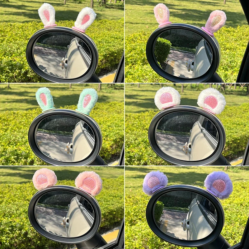 Lovely Rabbit Ear 3D Stickers Crash Strip Car Rearview Mirror Decor Cartoon Plush Sticker Interior External Car Styling Women
Lovely Rabbit Ear 3D Stickers Crash Strip Car Rearview Mirror Decor Cartoon Plush Sticker Interior External Car Styling Women