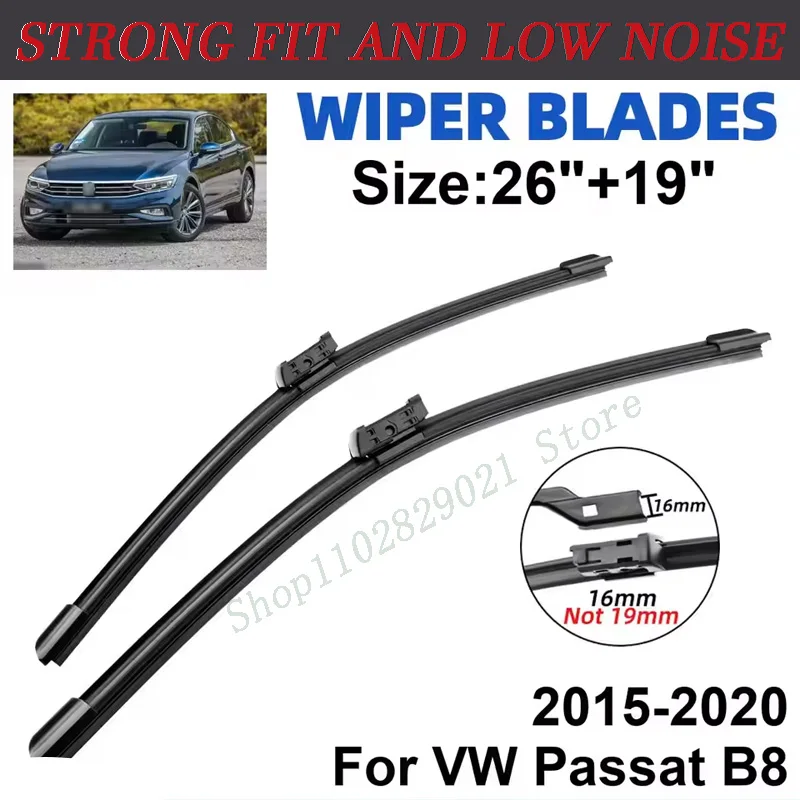 2PCS Wiper Blades Set Kit For VW Passat B8 2015-2020 Front Windshield Brushes Windscreen Window Accessories
2PCS Wiper Blades Set Kit For VW Passat B8 2015-2020 Front Windshield Brushes Windscreen Window Accessories