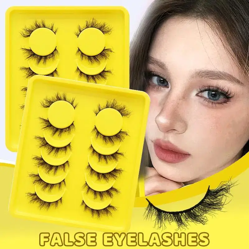 6 Pairs Dramatic Mink 3D Lashes Thick Fluffy False Eyelashes Natural Long Faux Cils Strip Eyelash Extension Makeup Fake Eyelash
6 Pairs Dramatic Mink 3D Lashes Thick Fluffy False Eyelashes Natural Long Faux Cils Strip Eyelash Extension Makeup Fake Eyelash
