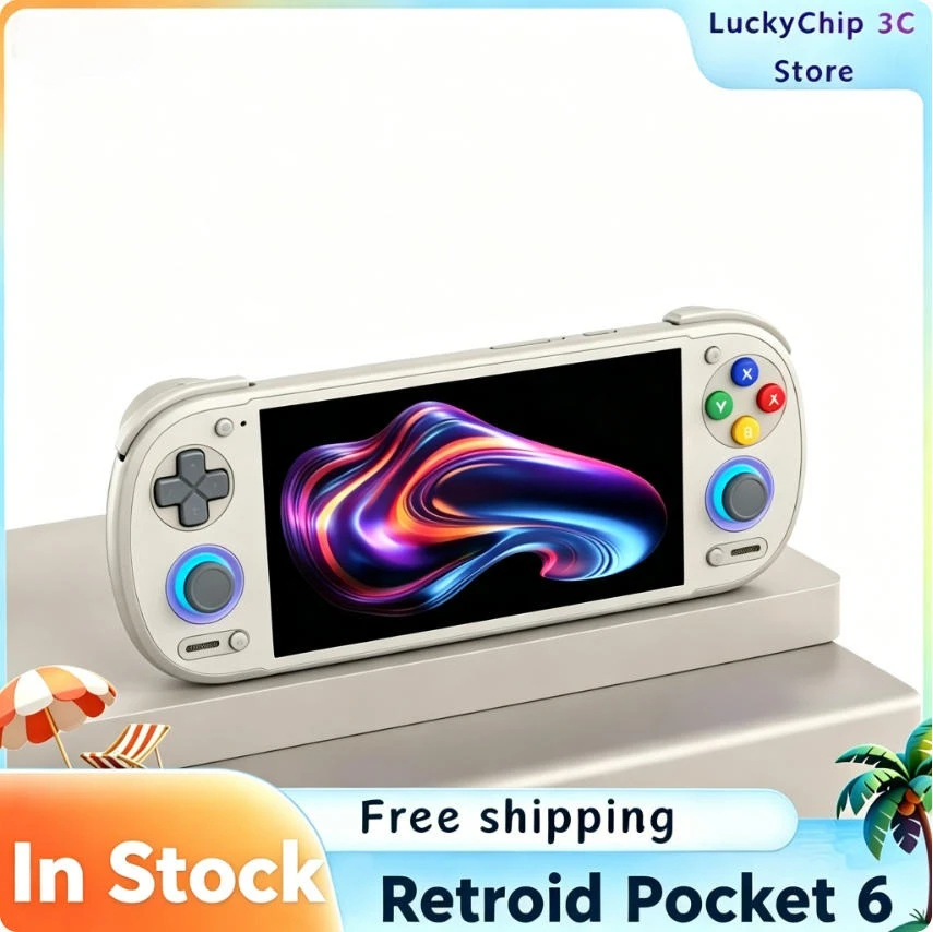 Retroid Pocket 6 Handheld Game Console 5.5 Inch 1080P 120Hz AMOLED 6000mAh 8GEN2 Fast Charge with Hall-Effect Trigger in Stock
Retroid Pocket 6 Handheld Game Console 5.5 Inch 1080P 120Hz AMOLED 6000mAh 8GEN2 Fast Charge with Hall-Effect Trigger in Stock