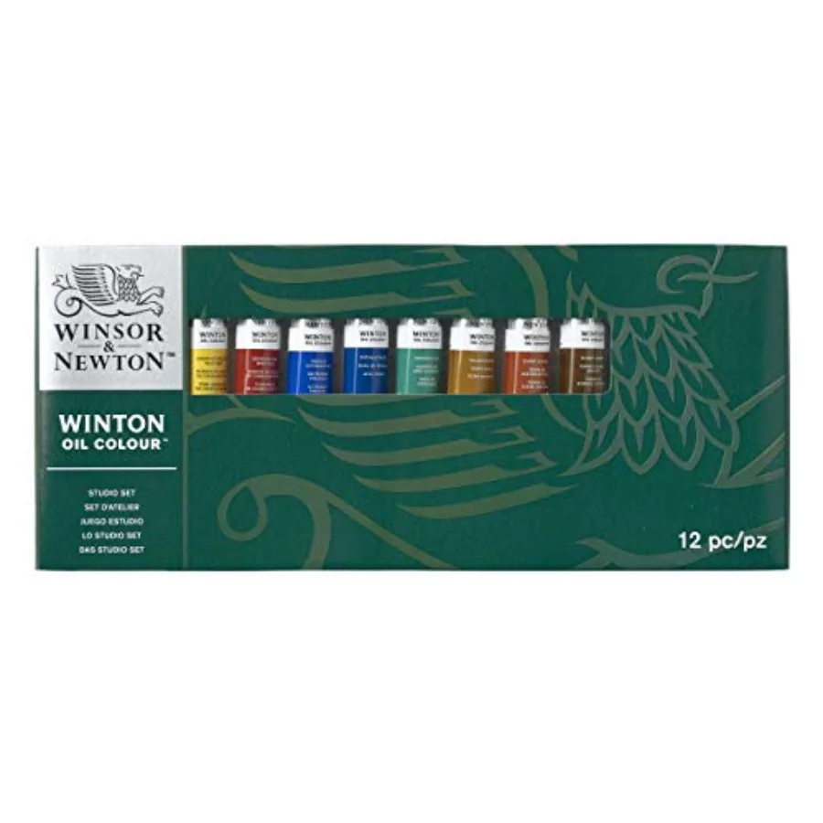 Winton Oil Color Paint,,10 x 37ml Tubes, Blue, Red, White, 12 Pcs Set
Winton Oil Color Paint,,10 x 37ml Tubes, Blue, Red, White, 12 Pcs Set