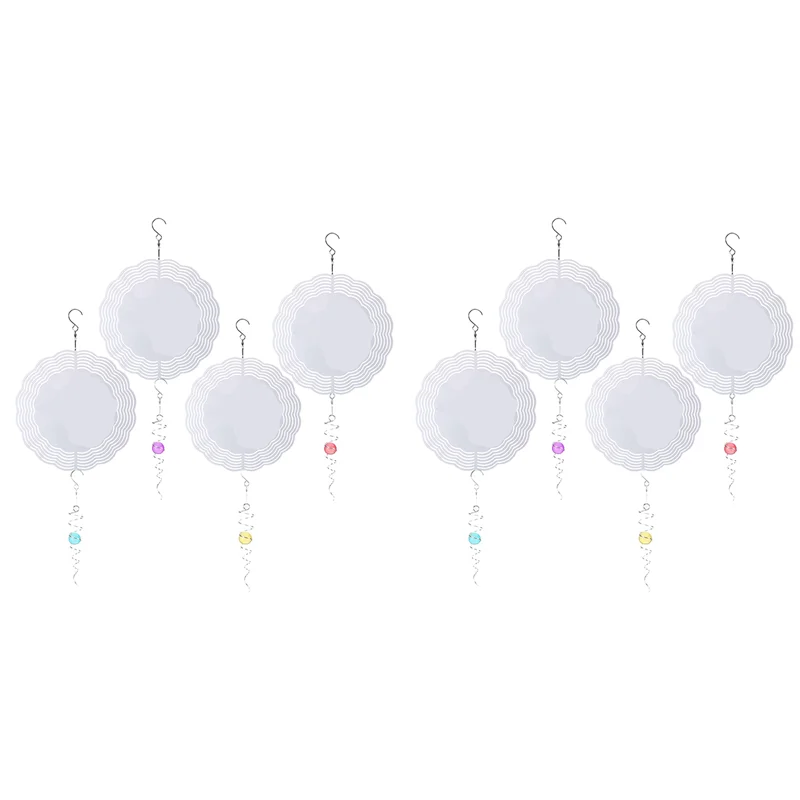 ABWR-8Pack 8-дюймовые сублимационные заготовки для ветра, с 8 спиральными хвостами для наблюдения за шариками, уличные ветровые блесны для сада, двора, подарка
ABWR-8Pack 8-дюймовые сублимационные заготовки для ветра, с 8 спиральными хвостами для наблюдения за шариками, уличные ветровые блесны для сада, двора, подарка