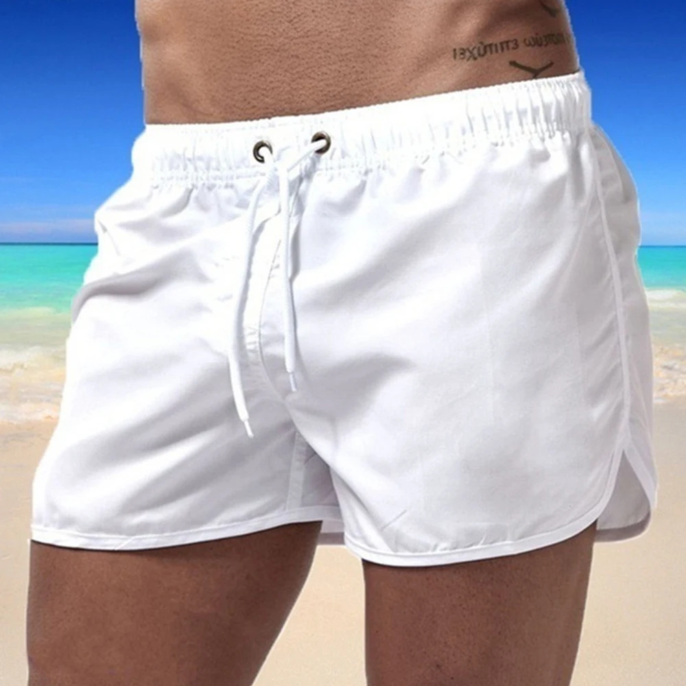 Summer Men's Casual Quick Dry Swim Trunks Multi Color Options Elastic Waist with Drawstring Pockets Gym Running Beach Swimwear
Summer Men's Casual Quick Dry Swim Trunks Multi Color Options Elastic Waist with Drawstring Pockets Gym Running Beach Swimwear