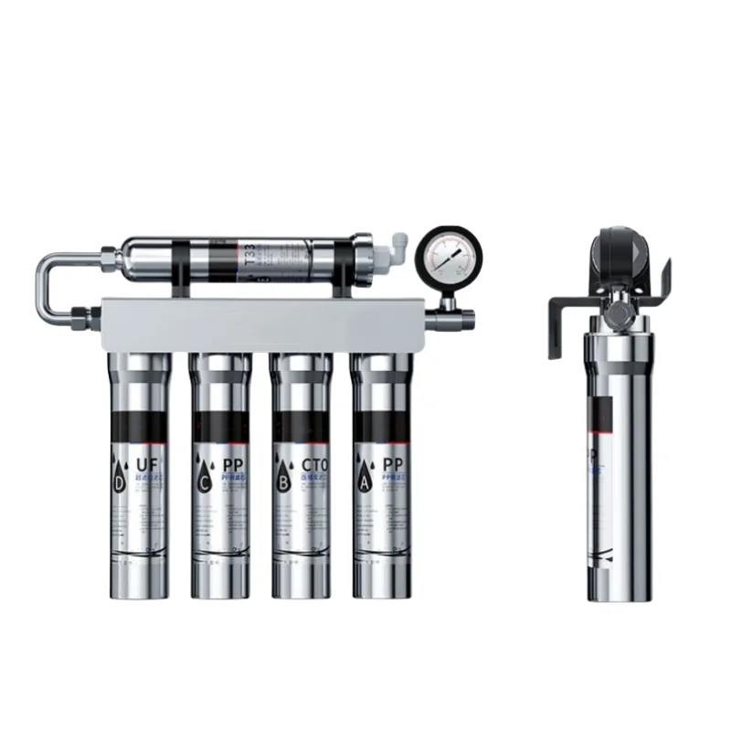 5 Stage Stainless Steel Under Sink UF Water Purifier Chlorine Removal Carbon Filter System
5 Stage Stainless Steel Under Sink UF Water Purifier Chlorine Removal Carbon Filter System