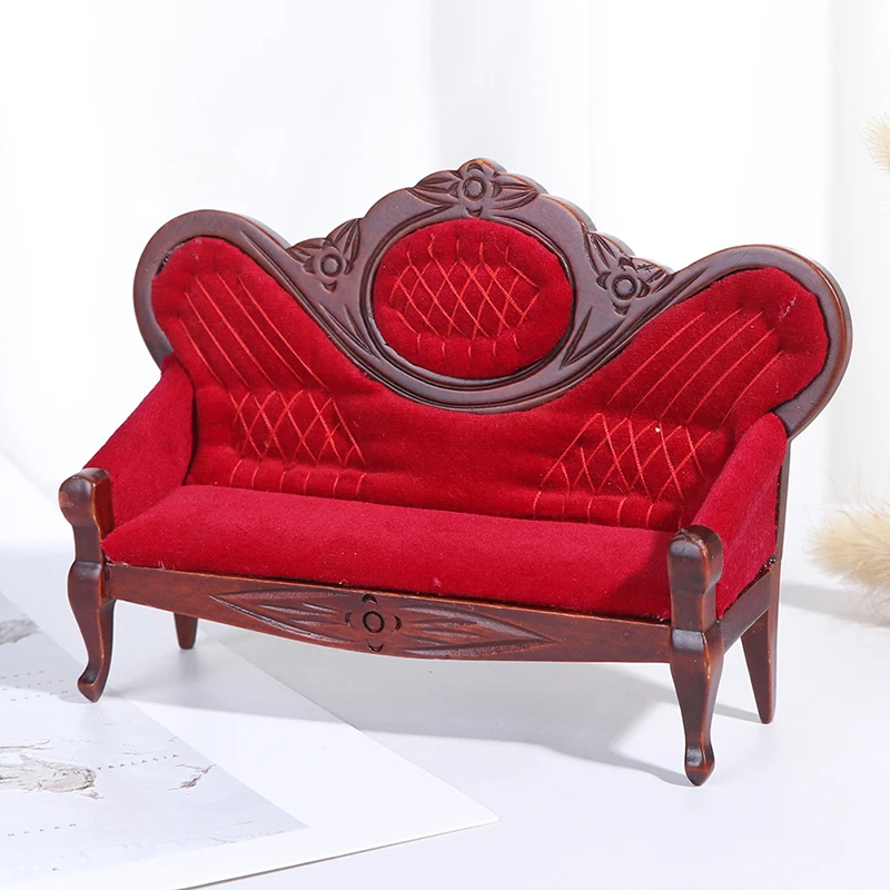 Xm1PC wood and cloth 13.9X5.5X9.5CM 1:12 Dollhouse miniature soft Double sofa for dolls furniture pretend play toy
Xm1PC wood and cloth 13.9X5.5X9.5CM 1:12 Dollhouse miniature soft Double sofa for dolls furniture pretend play toy