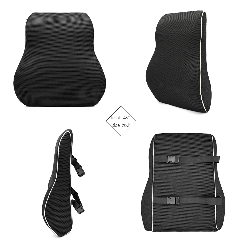 1pc Non-Slip Lumbar Support Pillow Memory Foam Relieve Back Pain Car Seat Waist Cushion Soft Comfortable For Office Home Car
1pc Non-Slip Lumbar Support Pillow Memory Foam Relieve Back Pain Car Seat Waist Cushion Soft Comfortable For Office Home Car