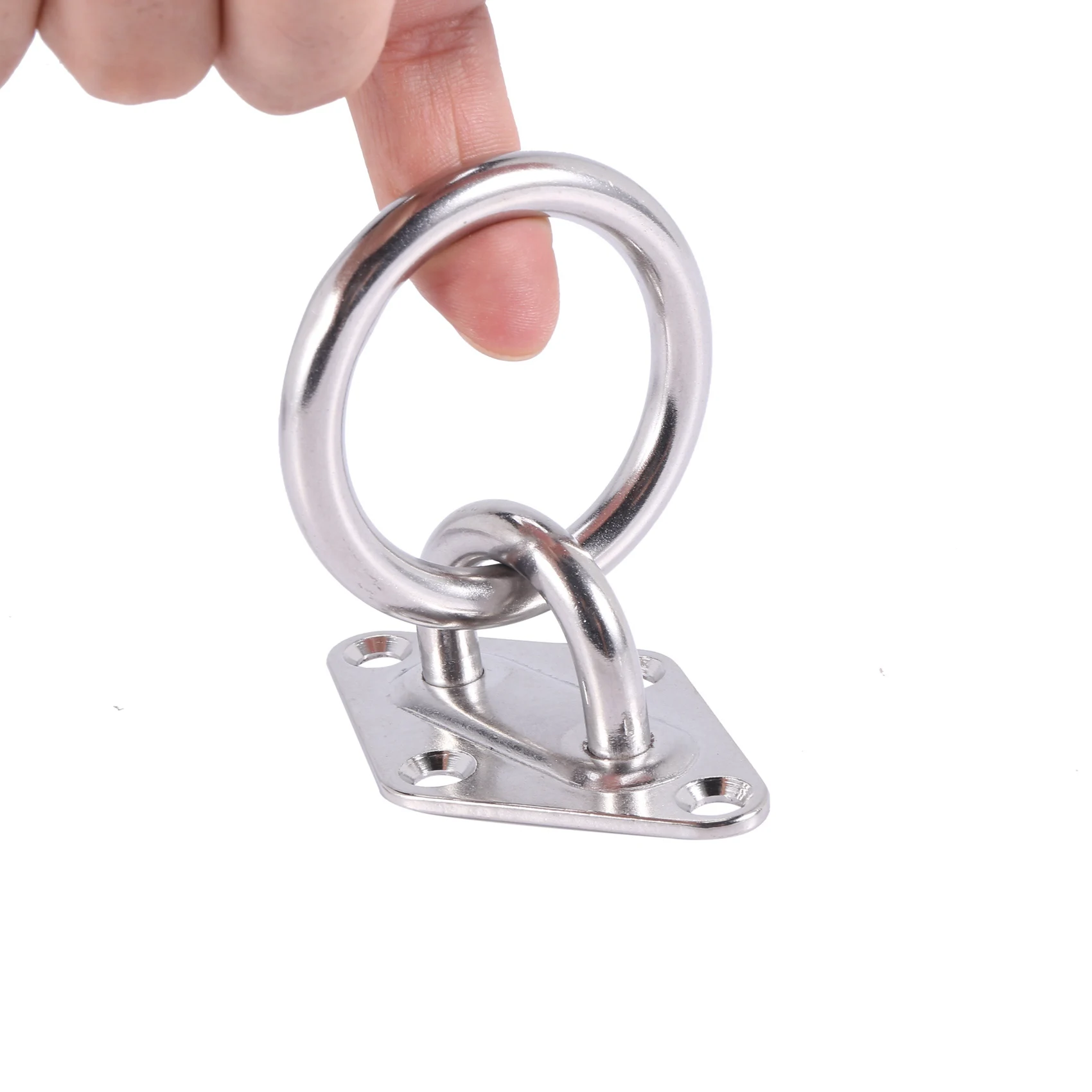 A50U 2X 80Mmx50mm Mounting Hook For Wall Or Ceiling With Round Ring Stainless Steel - Bracket / Attachment
A50U 2X 80Mmx50mm Mounting Hook For Wall Or Ceiling With Round Ring Stainless Steel - Bracket / Attachment