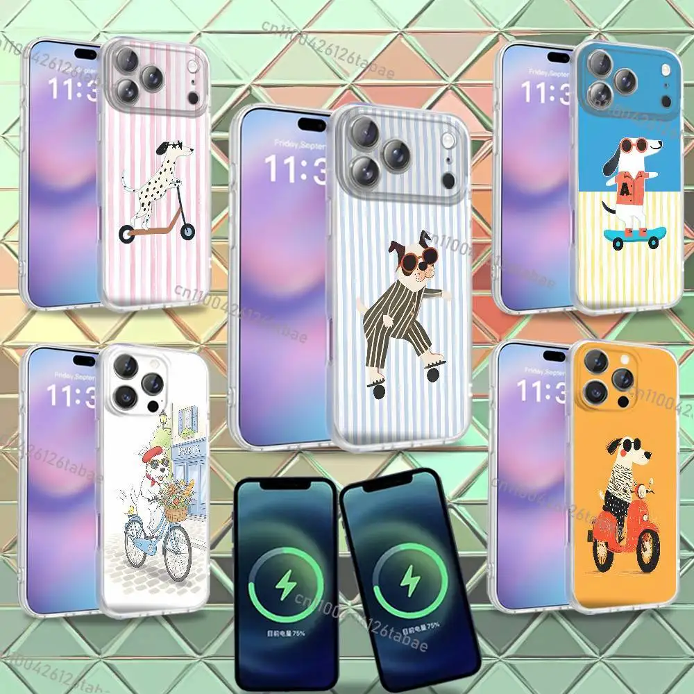 INS Striped Cute Dog Scooter Art Phone Case For iPhone 16,14,11,17,13,15,12Air,Plus,Pro,Max,E,Mini Frosted for Magnetic Wireless
INS Striped Cute Dog Scooter Art Phone Case For iPhone 16,14,11,17,13,15,12Air,Plus,Pro,Max,E,Mini Frosted for Magnetic Wireless