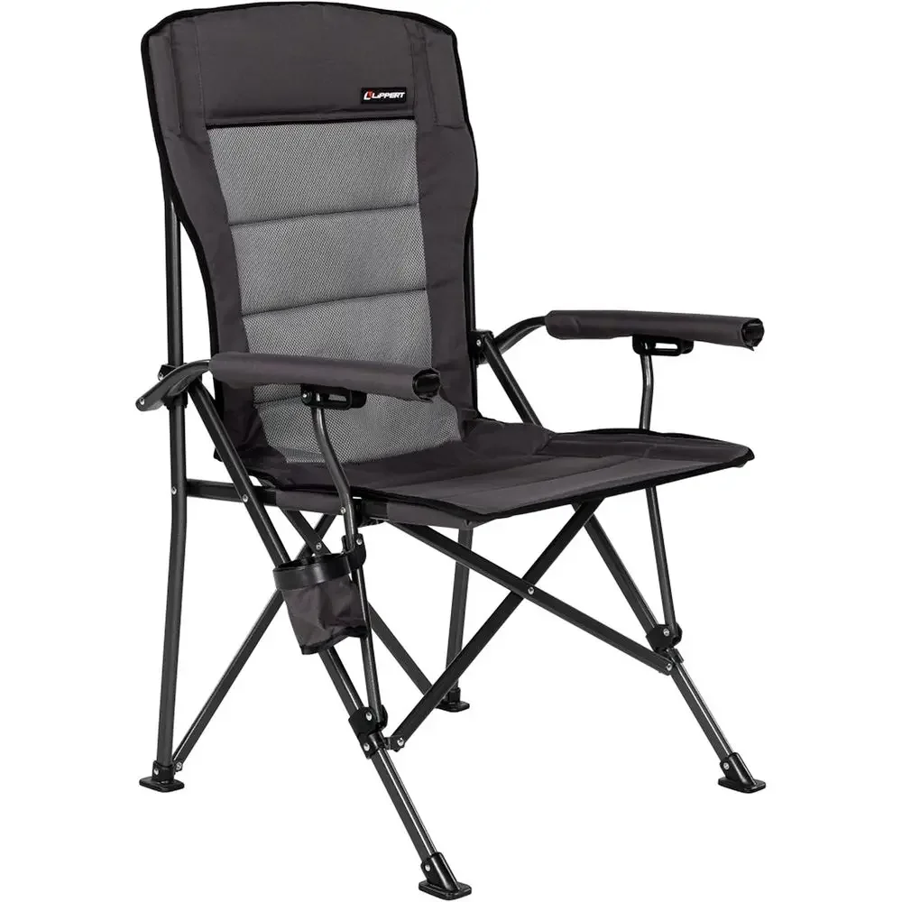 Portable Folding Camping Chair with Steel Tubing, 600D Polyester, UV & Water-Resistant, Supports Up to 500 lbs, Grey - 202112327
Portable Folding Camping Chair with Steel Tubing, 600D Polyester, UV & Water-Resistant, Supports Up to 500 lbs, Grey - 202112327