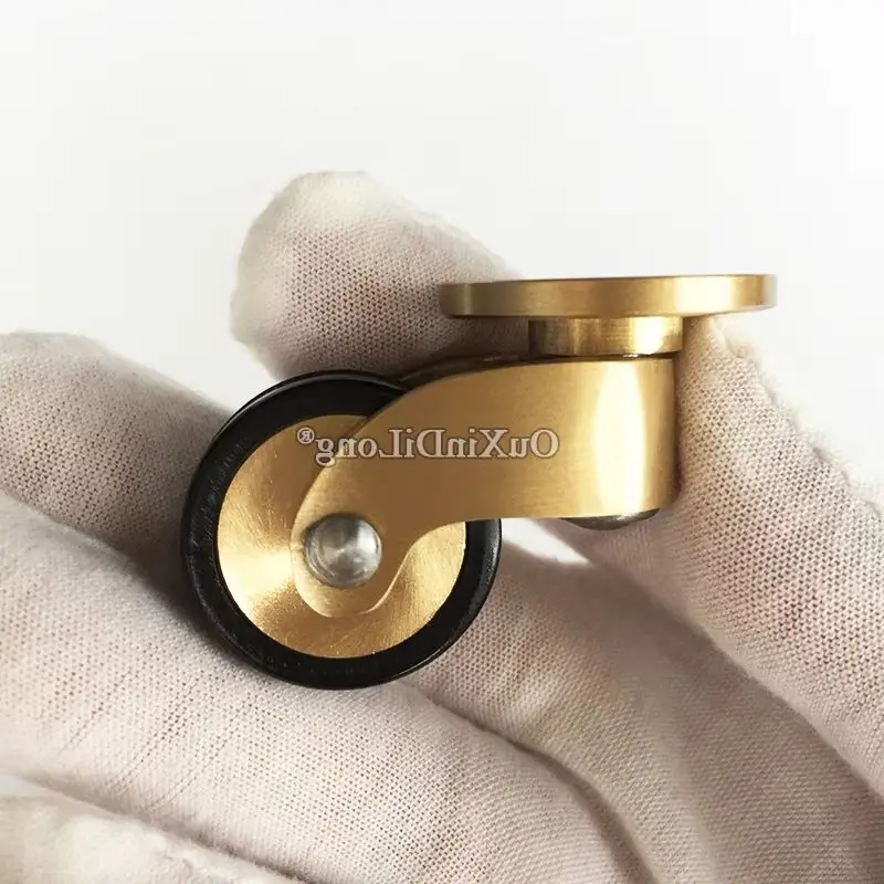 HOT 4PCS 1'' Solid Brass+Rubber Silent Casters Wheels Tea Table Chair Sofa Bar Furniture Casters 360° Swivel Furniture Rollers
HOT 4PCS 1'' Solid Brass+Rubber Silent Casters Wheels Tea Table Chair Sofa Bar Furniture Casters 360° Swivel Furniture Rollers
