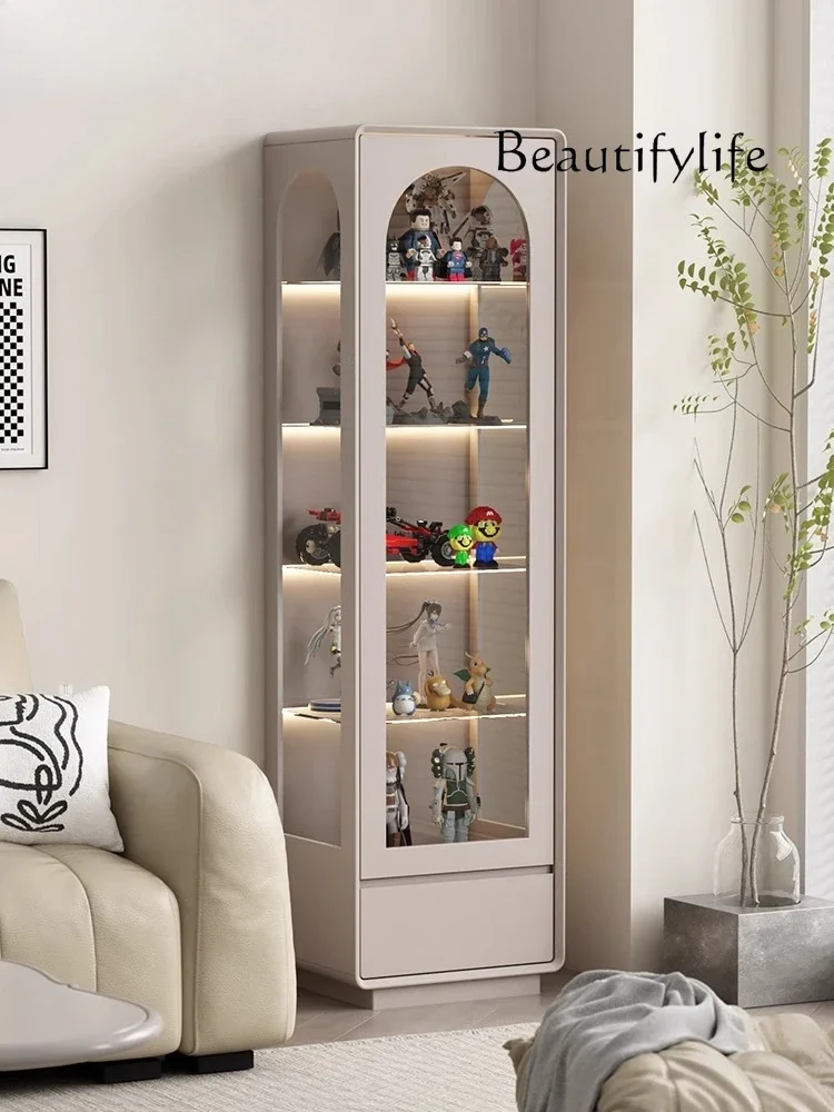Transparent glass door dust-proof figure model display cabinet solid wood living room display wine cabinet household bookcase
Transparent glass door dust-proof figure model display cabinet solid wood living room display wine cabinet household bookcase