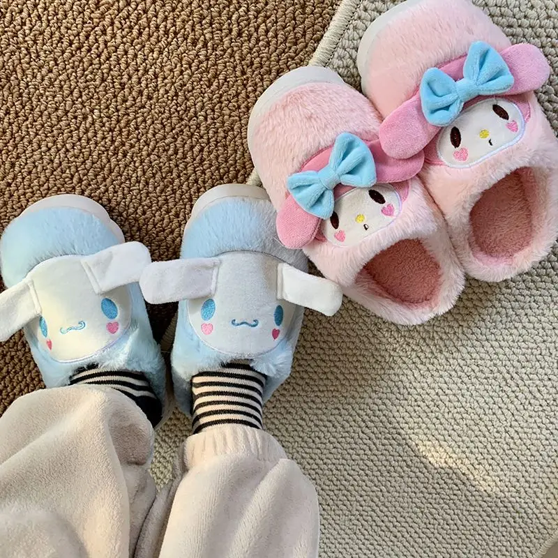 New Kawaii Creative Cute Kuromi Slippers Cartoon Casual Anime Hello Kitty Thick Soled Non Slip Home Slippers Girl Gift
New Kawaii Creative Cute Kuromi Slippers Cartoon Casual Anime Hello Kitty Thick Soled Non Slip Home Slippers Girl Gift
