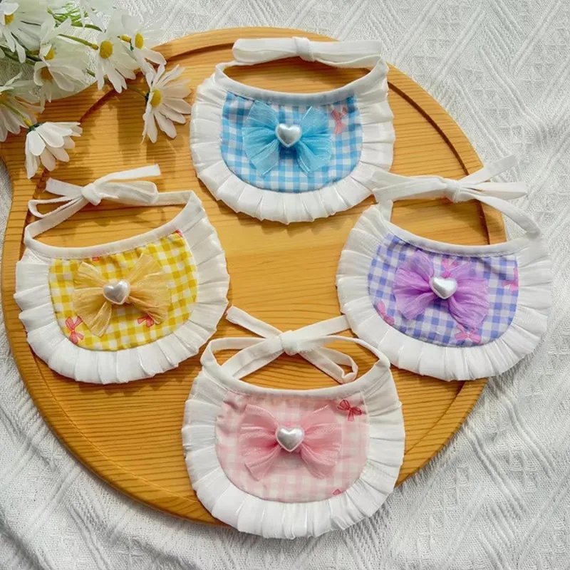 10pcs Summer Shiny Bow Polyester Solid Pet Scarf for Cats and Dogs Eco-Friendly Bib Accessories
10pcs Summer Shiny Bow Polyester Solid Pet Scarf for Cats and Dogs Eco-Friendly Bib Accessories
