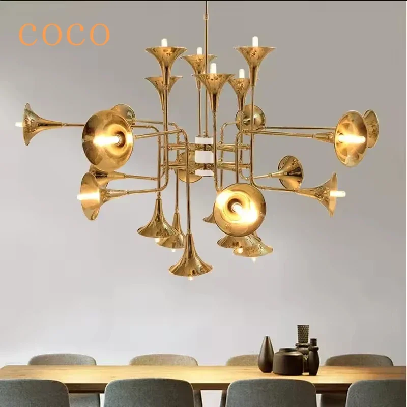 Nordic multi head golden horn pendant light LED modern living room, banquet hall, exhibition hall, bedroom decoration lighting
Nordic multi head golden horn pendant light LED modern living room, banquet hall, exhibition hall, bedroom decoration lighting