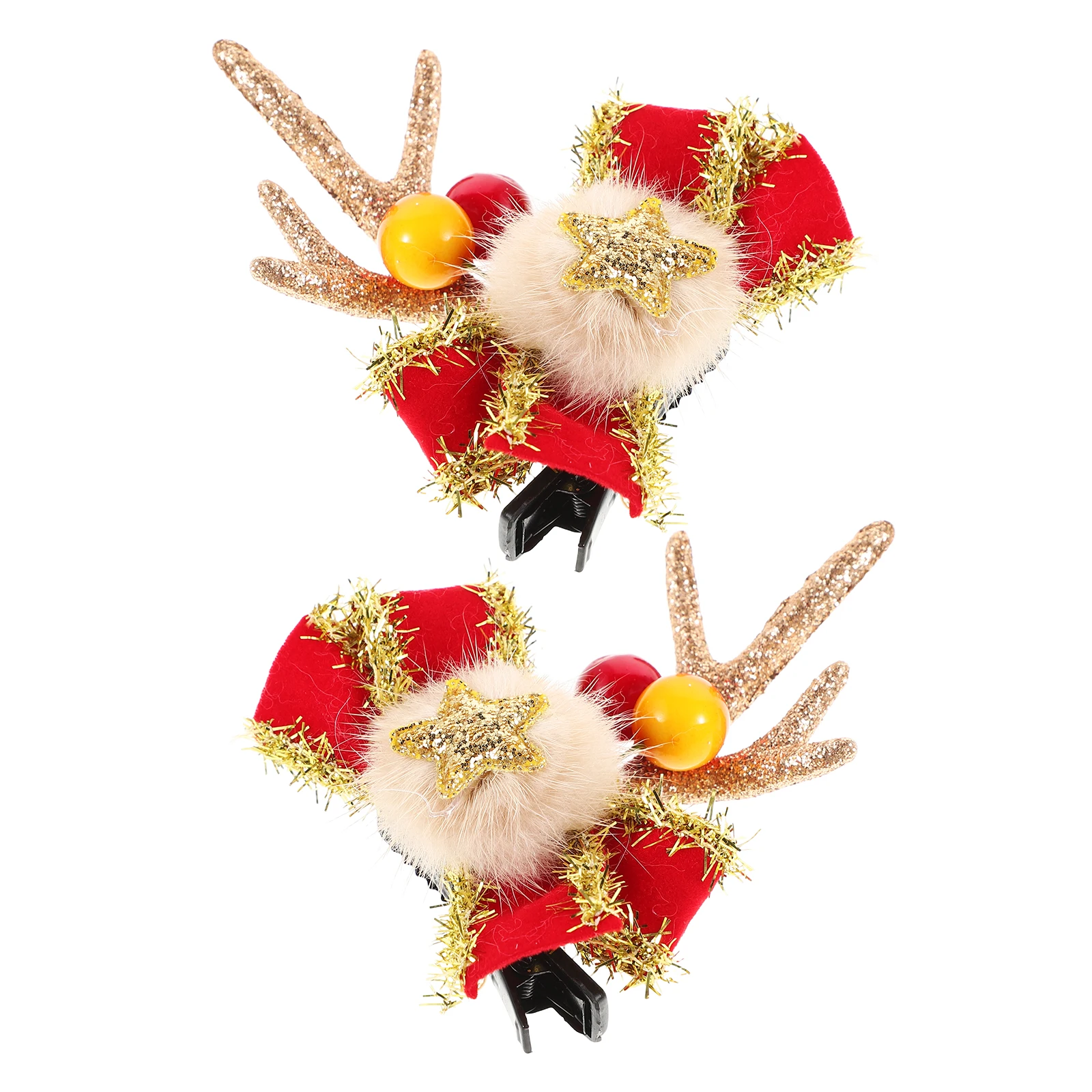 2 Pcs Christmas Antler Hair Clips Women Red Reindeer Elk Horn Headb Accessories Photo Props Festive Design Lightweight Holiday
2 Pcs Christmas Antler Hair Clips Women Red Reindeer Elk Horn Headb Accessories Photo Props Festive Design Lightweight Holiday