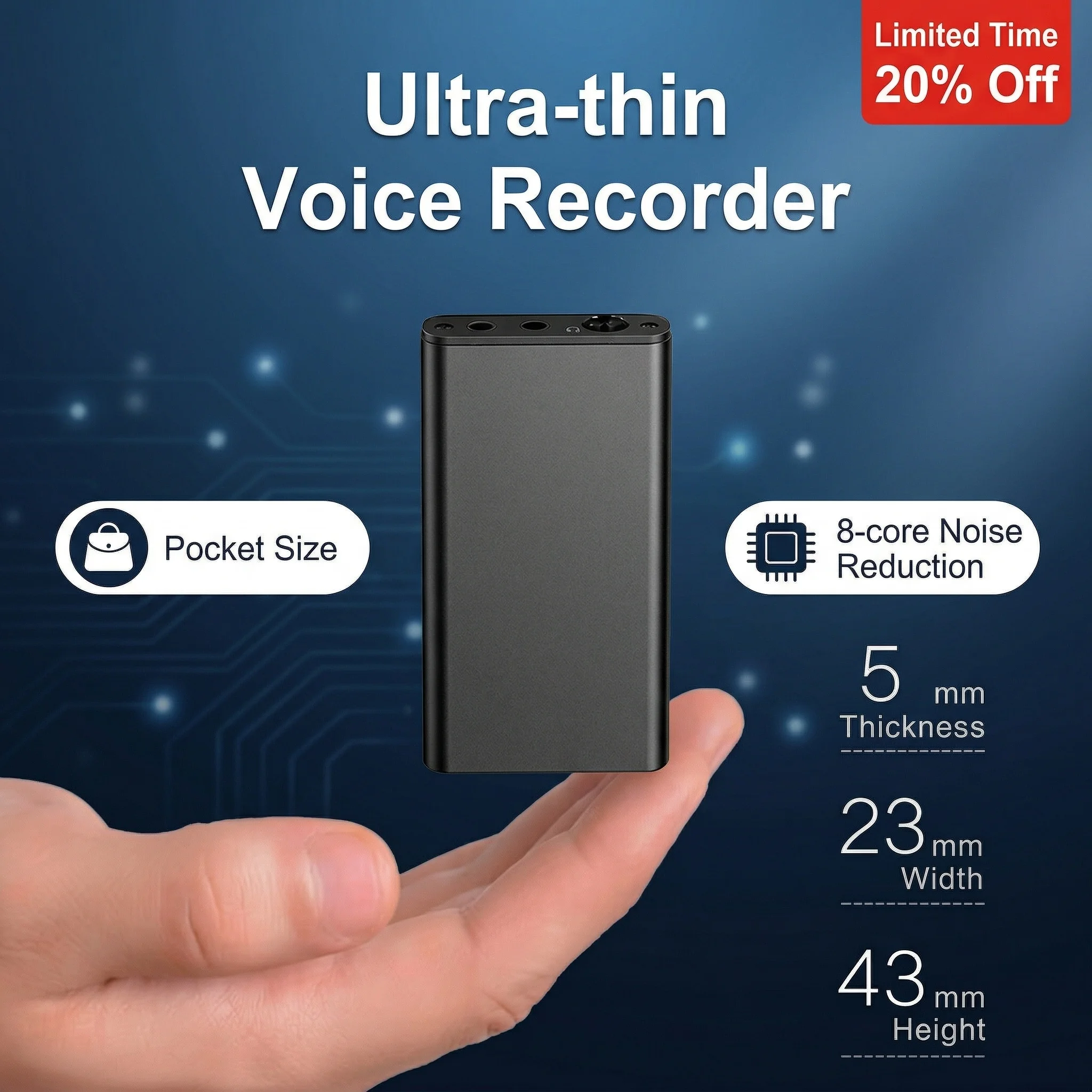 Small Professional Activated Voice Recorder USB Flash Secret Micro Dictaphone Audio Sound
Small Professional Activated Voice Recorder USB Flash Secret Micro Dictaphone Audio Sound
