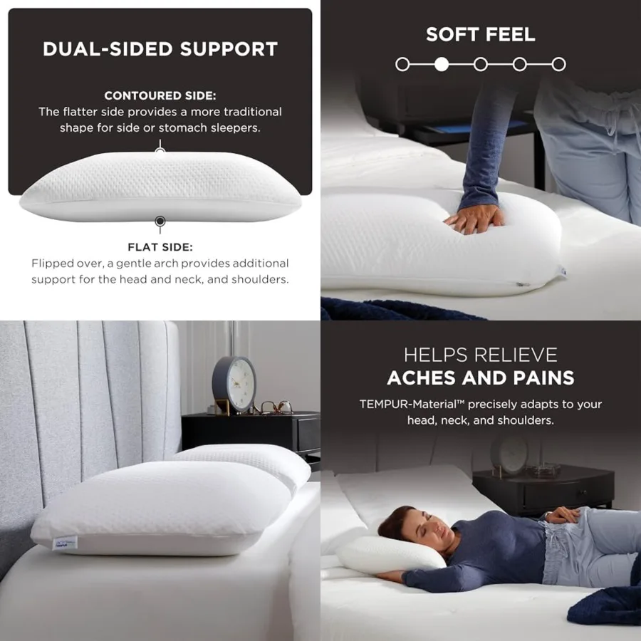 Memory Foam Symphony Pillow Luxury Soft Feel, Standard, White
Memory Foam Symphony Pillow Luxury Soft Feel, Standard, White