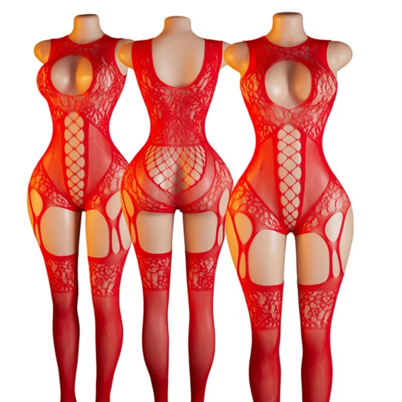 Ultra Hot Crotchless Lingerie Open Bra Erotic Costumes Transparent BodySuits Adults Hanging Neck Bodystockings Fishnet Underwear
Ultra Hot Crotchless Lingerie Open Bra Erotic Costumes Transparent BodySuits Adults Hanging Neck Bodystockings Fishnet Underwear