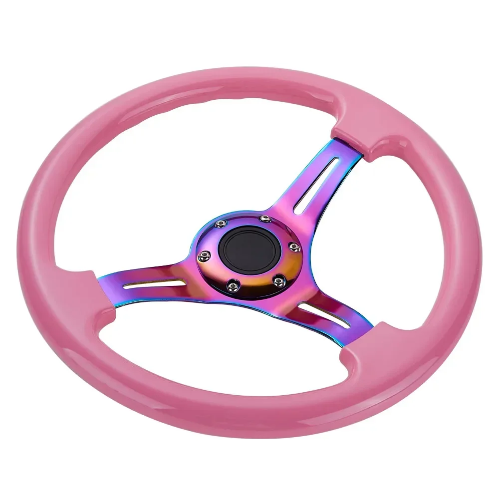 JDM Racing Universal 350mm ABS Plastic Trim Multicolor Steering Wheel White/Black/Red/Pink/Purple/Blue/ Wooden Pattern
JDM Racing Universal 350mm ABS Plastic Trim Multicolor Steering Wheel White/Black/Red/Pink/Purple/Blue/ Wooden Pattern