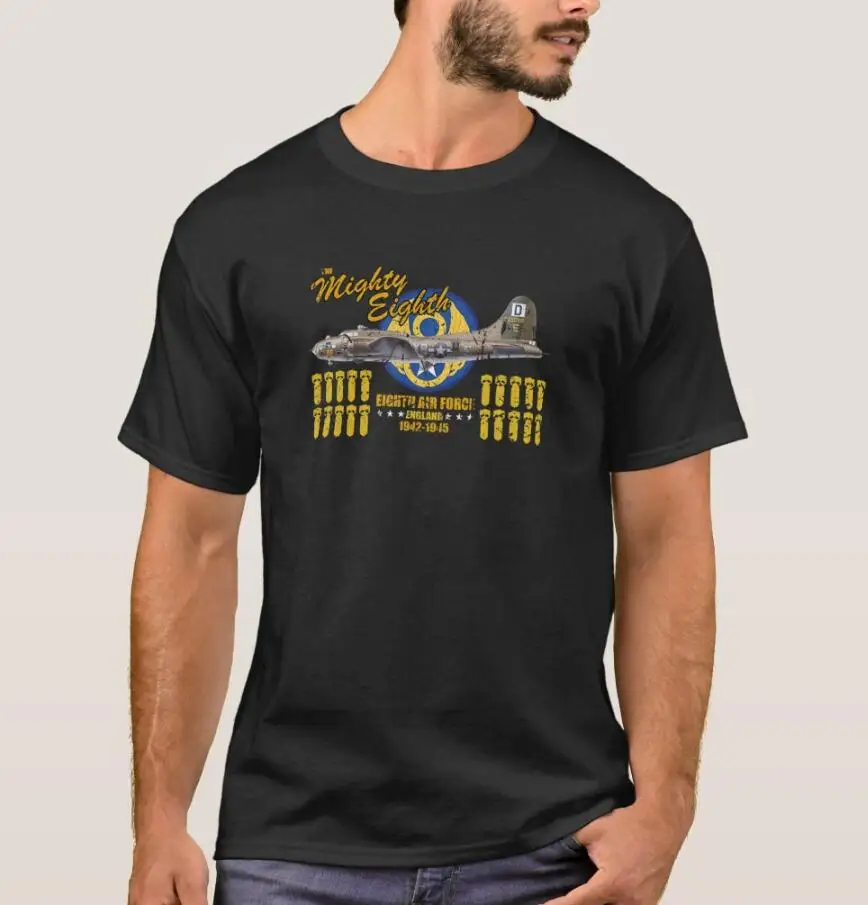 The Mighty Eighth - B-17 Flying Fortress WW2 - 8Th Men T-Shirt Short Sleeve Casual Cotton O-Neck Summer Shirts
The Mighty Eighth - B-17 Flying Fortress WW2 - 8Th Men T-Shirt Short Sleeve Casual Cotton O-Neck Summer Shirts