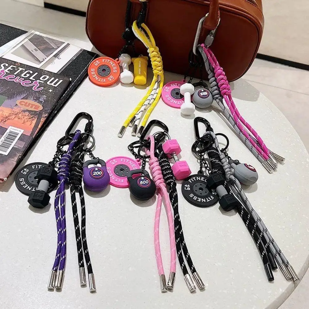 Sports Fitness Bag Charms Colored Rope Bag Pendant Mini Dumbbell Water Cup Keychain Bag Accessories For Men Women Y2k Keychain
Sports Fitness Bag Charms Colored Rope Bag Pendant Mini Dumbbell Water Cup Keychain Bag Accessories For Men Women Y2k Keychain