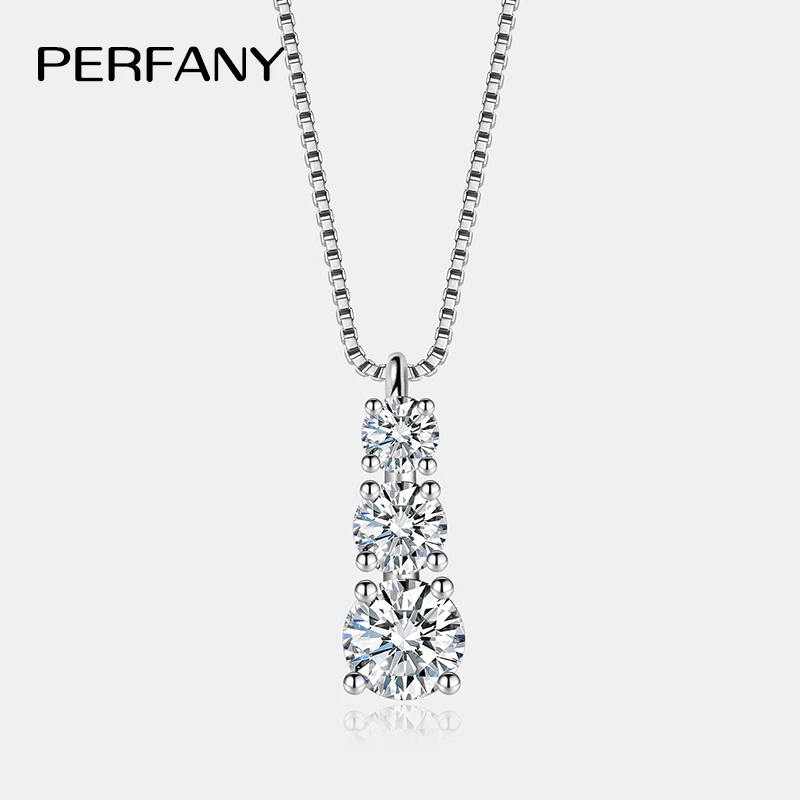 Ожерелье PERFANY 1,8 карата с муассанитом для женщин, чистое серебро S925, 3-каменный лабораторный культивированный бриллиантовый кулон, роскошные ювелирные изделия, подарок
Ожерелье PERFANY 1,8 карата с муассанитом для женщин, чистое серебро S925, 3-каменный лабораторный культивированный бриллиантовый кулон, роскошные ювелирные изделия, подарок