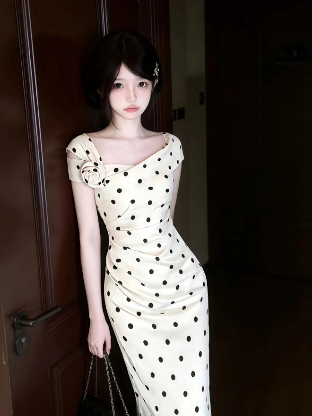 Unique Polka Dot Slim Fit Dress Waist Cinched Summer New Arrival French Style Short Sleeve Women's Fashion City Commute Casual
Unique Polka Dot Slim Fit Dress Waist Cinched Summer New Arrival French Style Short Sleeve Women's Fashion City Commute Casual