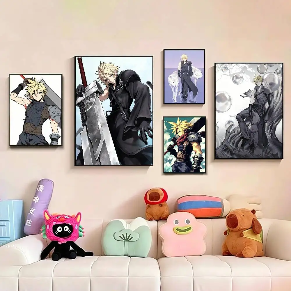 F-Final Fantasy C-Cloud S-Strife F-FF7 Poster Waterproof Wall Art Sticker For Bar Living Room Vintage Decor
F-Final Fantasy C-Cloud S-Strife F-FF7 Poster Waterproof Wall Art Sticker For Bar Living Room Vintage Decor