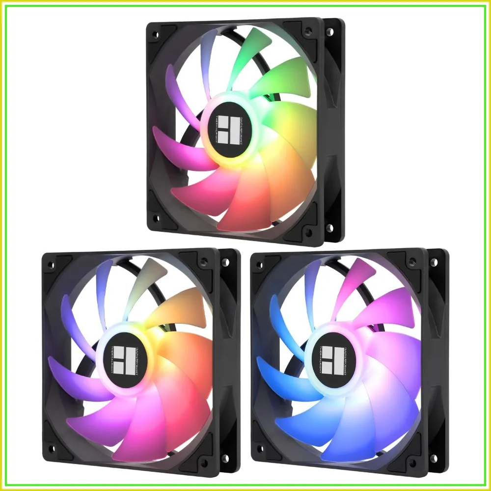 120mm ARGB Case Fan 3-Pack, PWM PC Cooler, S-FDB Bearing, 1550RPM, 66CFM, Low Noise
120mm ARGB Case Fan 3-Pack, PWM PC Cooler, S-FDB Bearing, 1550RPM, 66CFM, Low Noise