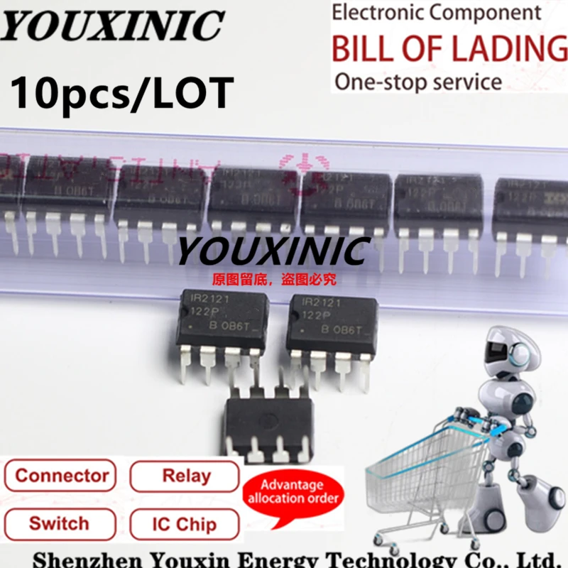 YOUXINIC 100% новый импортный оригинальный чип драйвера IR2121PBF IR2121 IR2184PBF IR2184 DIP-8 IC
YOUXINIC 100% новый импортный оригинальный чип драйвера IR2121PBF IR2121 IR2184PBF IR2184 DIP-8 IC