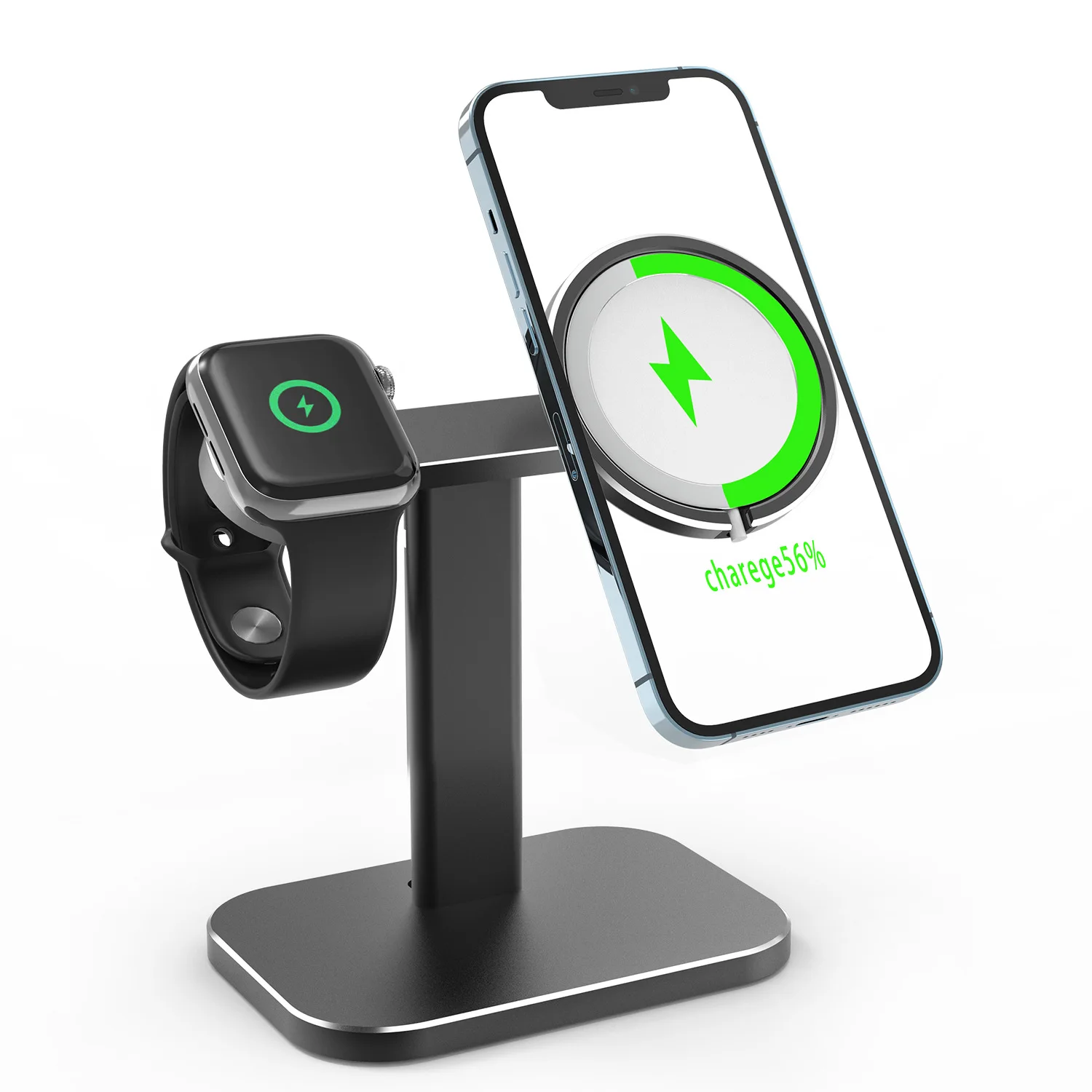 Watch Phone Charger Metal Stand For Apple Watch iWatch iPhone Holder Stands Bracket for Magsafe Adjust Aluminium Alloy Brackets
Watch Phone Charger Metal Stand For Apple Watch iWatch iPhone Holder Stands Bracket for Magsafe Adjust Aluminium Alloy Brackets